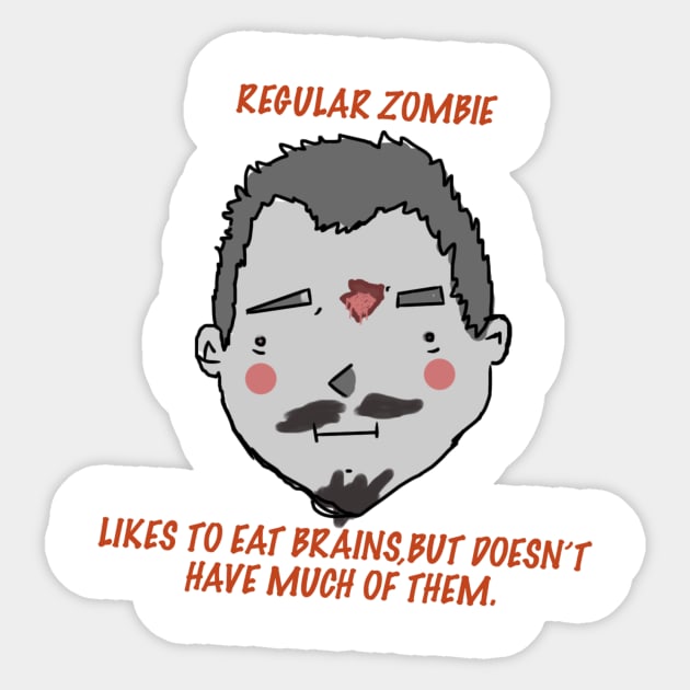 Regular Zombie Sticker by FNAFLOVER2015